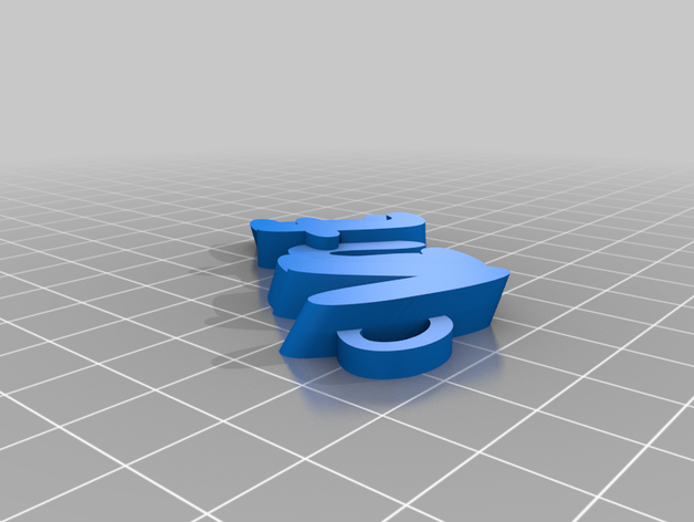 vinti Anahtarlık özelleştirilmiş 3D print model - Mito3D