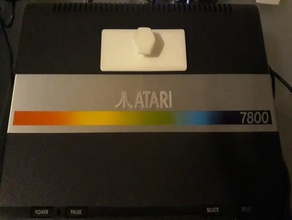 atari 7800 dust cover video games 3d print model - Mito3D