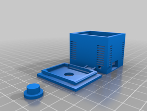 il mio personalizzato wemos d1 mini alloggio 2 l'elettronica su misura 3d print model - Mito3D