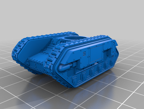 urdeshi pattern reaver tank vehicles 3d print model - Mito3D