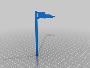 white flag signs & logos peace 3d print model - Mito3D