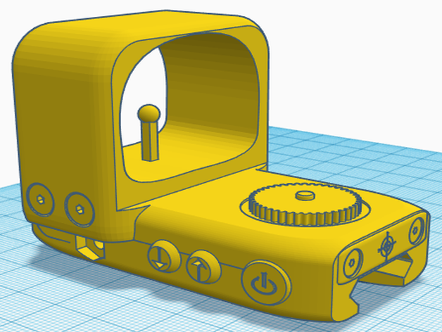 nerf scope 3d-drucken Softair mod blaster nerf-Zubehör nerf-blaster Umfang Spielzeug Teil 3D print model - Mito3D