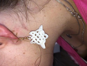 celtic turtle earrings 20 knotwork earring children christmas idealab kids pendant pendants xmas 3d print model - Mito3D