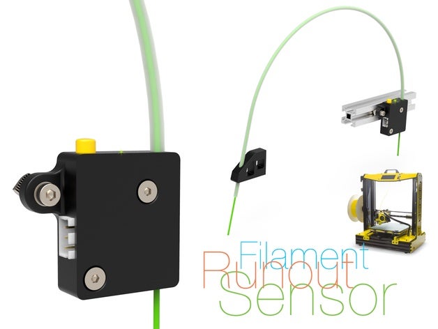 filament Auslauf-sensor v2 3d Drucker Zubehör Auslauf 3D print model - Mito3D