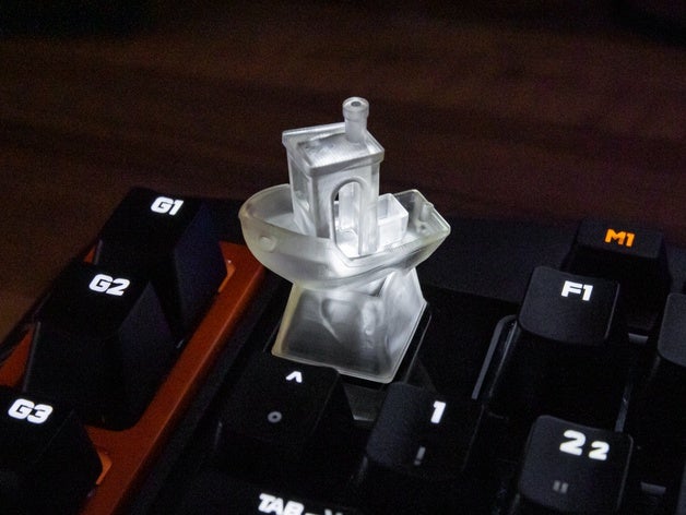 3dbenchy keycap cherry mx ordinateur 3D print model - Mito3D