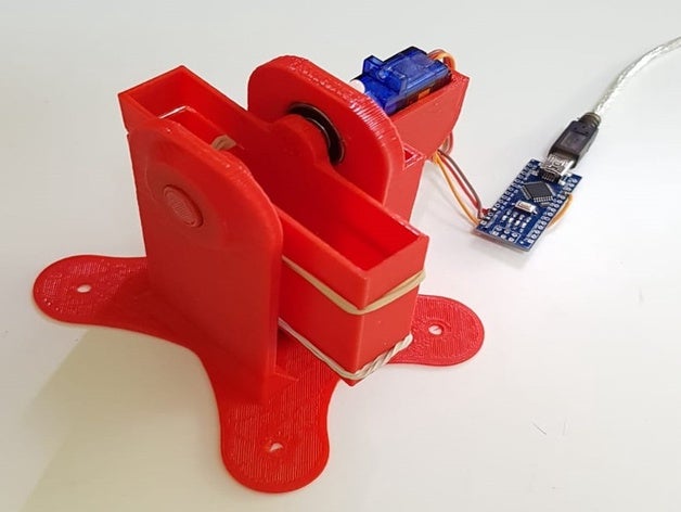 pokemon aller de l'éclosion l'oeuf stepfaker swing machine l'électronique des oeufs téléphone la balançoire échangiste pokemongo hack servo sg90 moteur pas à montage étape faker 3D print model - Mito3D