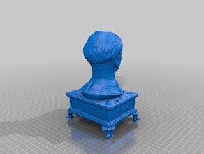 reliquiario della testa di papa alexandre scansioni & repliche 3dprint 3dprintable 3dprinting 3dscan 3dscanner 3dscanning bronzo il busto intagliato cristiano chiesa patrimonio culturale mitologia religione la scultura argento statua 3d print model - Mito3D