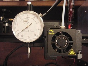 dial gauge holder ender 3 v2 3d printer accessories 3d print model - Mito3D