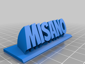 misano office customized 3d print model - Mito3D
