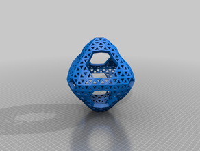 convexoctahedral9v 1 2 3 4 10 11 45 46 47 48 54 Mathe-Kunst konvex dome geodätische achtkantig sphere 3d print model - Mito3D