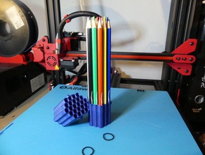 trousse pour 24 crayons couleurs 3d printing accesoires crayon ecole 3d print model - Mito3D