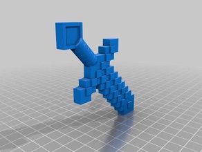 lego minecraft sword construction toys 3d print model - Mito3D