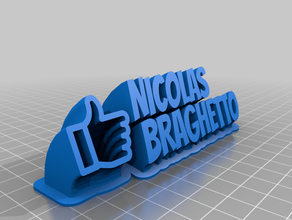balayage nicolas bureau de personnalisé 3d print model - Mito3D