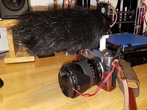 fotocamera hotshoe estensione la 3d print model - Mito3D