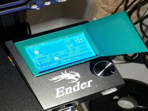 ender 3 pro lcd cover shade 3d printer accessories 3d print model - Mito3D
