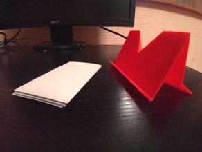 de negocios titular la tarjeta oficina art visita 3d print model - Mito3D