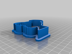 tinkerbell kurabiye kalıbı mutfak ve yemek çerez kesici 3d print model - Mito3D