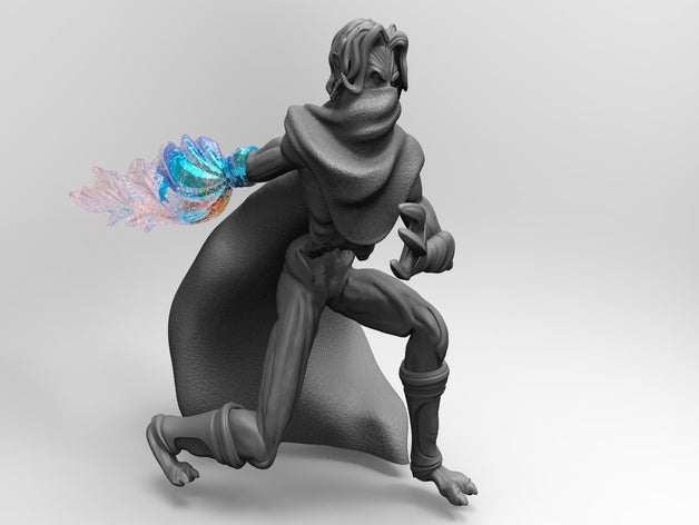 vampire raziel soul reaver sculptures assassin attack body bones detailed fighter figurine legacy kain miniature muscle scary sculpture sword tabletop 3D print model - Mito3D