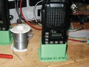 baz şarj radyo elektronik cihazı damla el ıcom openscad scad 3d print model - Mito3D