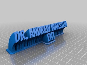 wakstein perfect office customized 3d print model - Mito3D