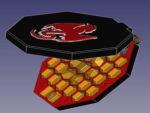 cleverdice-box v1 jeux les dés boîte donjons dragons dessus de table 3d print model - Mito3D