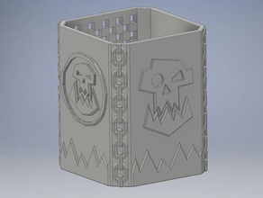 orky dice shaker games w40k 3d print model - Mito3D