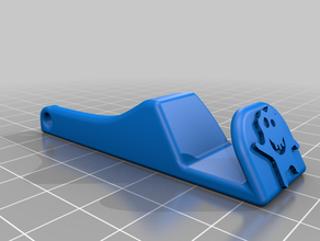 happybacter phone stand mobile 3d print model - Mito3D