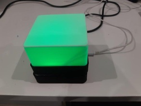 wireless-powered light-cube arduino attiny85 Farbe Kinder lernen Farben led multicolor qi wireless-Ladegerät tiny85 wireless Funk-Empfänger ws2812b 3d print model - Mito3D