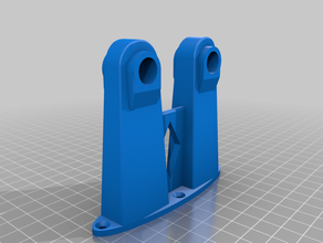 Küche hook & Schienen-Halterung Gehäuse mount k chenreling und Esszimmer 3d print model - Mito3D