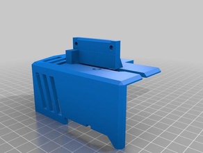 artillery sidewinder x1 x cover ribbon clamp 3d printer parts 3d print model - Mito3D