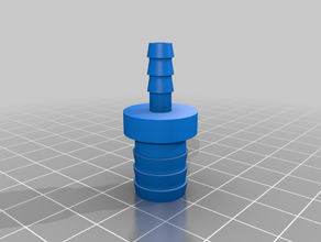 hose connector - 12mm-5mm diy customized 3d print model - Mito3D