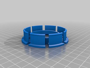 my customized anycubic i3 mega spool holder 72mm 3d printer accessories 3d print model - Mito3D