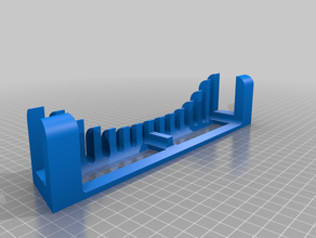 improved desk cable holder office customized 3d print model - Mito3D