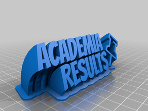 academia office customized 3d print model - Mito3D