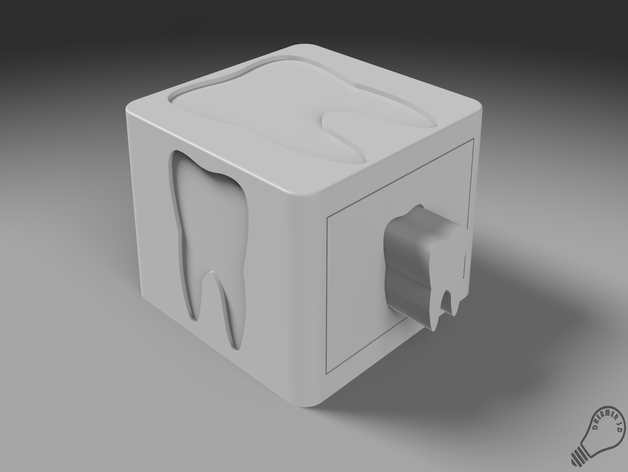 bo te dents tooth box 3D print model - Mito3D