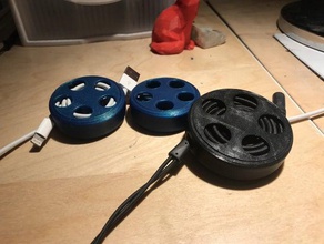 cable reel 1-2m cables mobile phone 3d print model - Mito3D