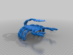 diamond scorpion Insekt 3d print model - Mito3D