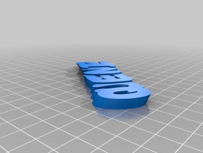 queenie Anahtarlık özelleştirilmiş 3d print model - Mito3D