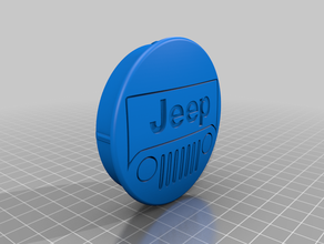 jeep paraurti spine automotive cavallo tj wrangler il logo la spina l'acciaio 3d print model - Mito3D