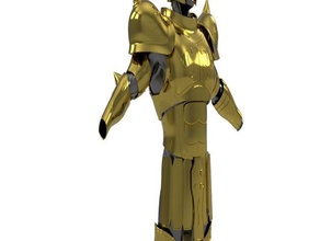 cinturón de aldebaran tauro oro en paño - saint seiya el traje 3d print model - Mito3D