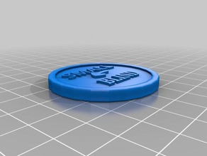 small blind chip A impressão 3d 3d print model - Mito3D