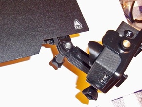 mount action camera ender 3 bed 3d printer accessories 3d print model - Mito3D