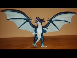 kalecgos sculptures dragon world warcraft wow 3d print model - Mito3D