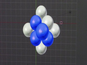 carbon 13 isotope nucleus physics & astronomy moment inertia neutron nmr nuclear structure proton 3d print model - Mito3D