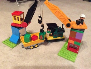 duplo crane construction toys 3d print model - Mito3D