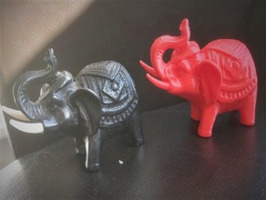 thai elephant 3d scan scans & replicas decoration figurine ornament thailand 3d print model - Mito3D
