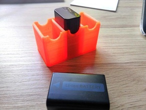 batterypack-holder sony np-fw50 camera 3d print model - Mito3D
