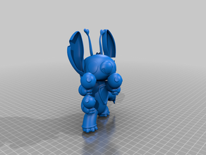 stitch lilo ve yaratıklar 3d print model - Mito3D