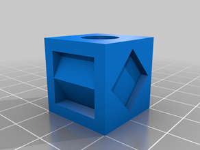 calibración cubo de 20x20 características La impresión en 3d las pruebas 3d print model - Mito3D