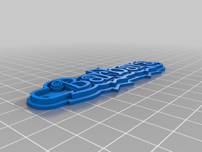 barbara Schlüsselanhänger kundengebundene 3d print model - Mito3D